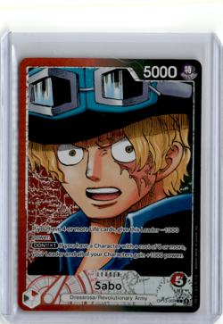 One Piece TCG OP13-004 Sabo Alt Art Leader AA Card Game CCG English - Image 1