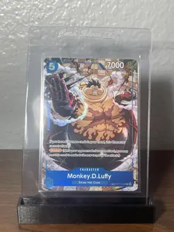 Monkey D Luffy OP11-058 OP13 Treasure Rare TR One Piece Card English - Image 2