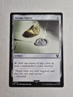 Arcane Signet Commander: the Lord of the Rings: Tales of Middle-Earth Regular - Image 1