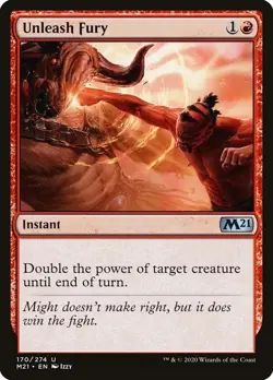 UNLEASH FURY X 4 N/M- CORE SET 2021 MAGIC THE GATHERING - Image 1