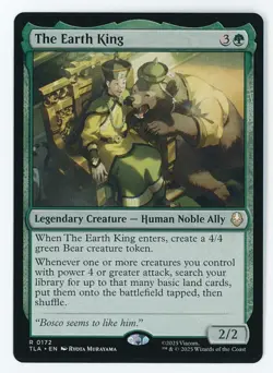 The Earth King #0172 MTG Avatar: The Last Airbender Magic The Gathering - Image 1