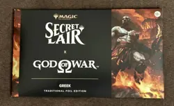 God of War: Greek - ✨FOIL✨ - MTG - Secret Lair x PlayStation - New - Sealed - Image 1