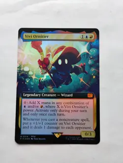 Final Fantasy Magic: The Gathering Vivi Ornitier Extended Art Foil - Image 1