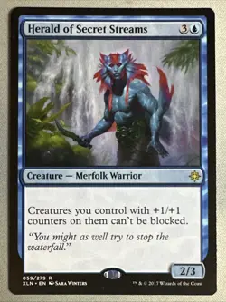 MTG / Herald of Secret Streams / XLN / #59 / Regular / Rare / NM - Image 1