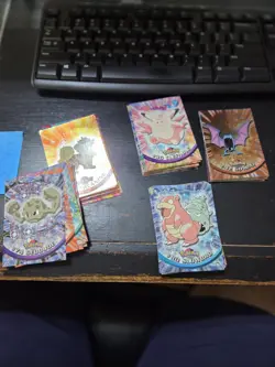 Lot of 60 Topps Pokemon TV Animation Cards With Holos Foils - Image 1