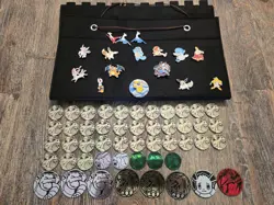 Pokemon TCG MASSIVE Official Pin & Coin Lot SHIPS FAST - Image 1