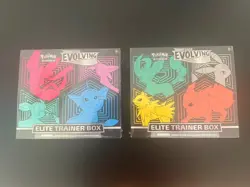 Pokemon TCG Evolving Skies ETB Elite Trainer Box Factory Sealed Set of 2 - Image 2