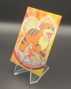 Growlithe 58 - Holo - 2000 Topps Chrome - Pokemon TV Series 1 - Image 3