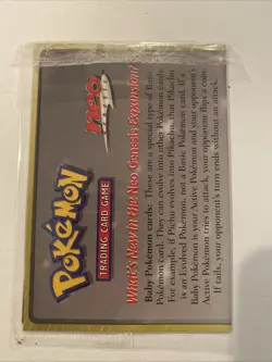 *SEALED* Pokemon Neo Genesis Marill #29 Wizards Of The Coast Black Star Promo - Image 1