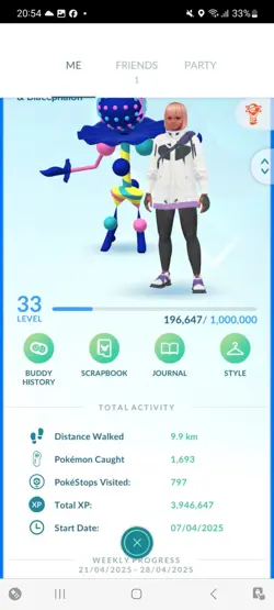 Pokemon Go (Stage 33) Shiny ultrabeast blacephalon ( 7 shinys) - Image 1