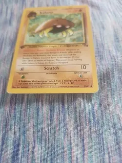 1999 Pokemon Tcg Fossil 1st Edition Kabuto #50/62 Price Is Booming Buy Now - Image 5