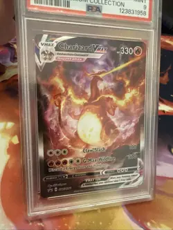 2022 Pokemon TCG Charizard VMAX SWSH261 Black Star Promos Holo PSA 9 - Image 4