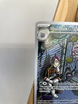 Pokemon TCG -Team Rocket's Weezing - Illustration Rare - 199/182 Destined Rivals - Image 5