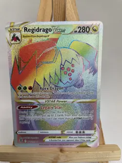 Pokemon TCG - Regidrago VSTAR - Silver Tempest - 201/195 - Holo Secret Rare - Image 1