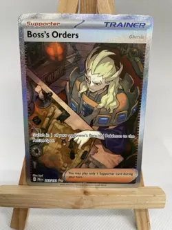 2023 Pokemon Scarlet & Violet Paldea Evolved Boss's Orders: Ghetsis 265/193 - Image 1
