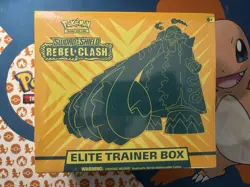 Pokemon Elite Trainer Box ETB Sword & Shield Rebel Clash Sealed New - Image 1