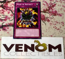 1x (VLP) - Mask of Restrict - LCYW-EN179 - Common - Unlimited YuGiOh - Image 1