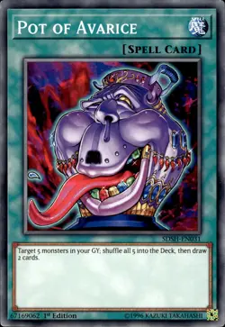 Pot Of Avarice - 1st Edition SDSH-EN031 - NM - YuGiOh - Image 1