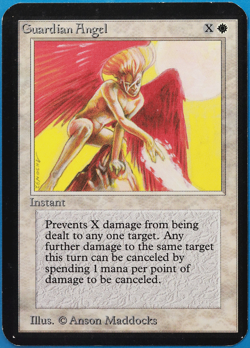Guardian Angel Alpha NM White Common MAGIC GATHERING CARD (ID# 506297) ABUGames - Image 1