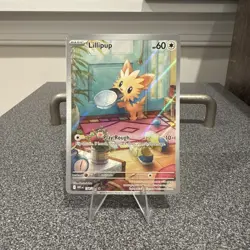 Lillipup 154/086 - S&V White Flare Full Art Illustration Rare Card - Image 1
