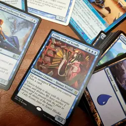 Whole COMMANDER Magic Deck MTG - Azami 0/2 Card Draw Tribe WIZARDS & islands - Image 1