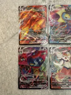 Pokemon TCG Lot of 6 Ultra Rare VMax Cards - Cinderace, Corviknight, Blaziken NM - Image 2