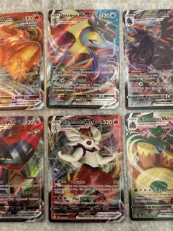 Pokemon TCG Lot of 6 Ultra Rare VMax Cards - Cinderace, Corviknight, Blaziken NM - Image 3