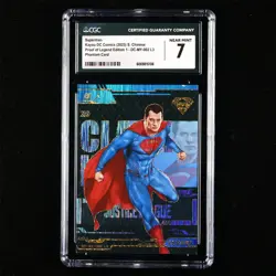 CGC NEAR MINT 7 KAYOU 2023 DC Comics CCG Card DC-MY-002 Superman - Image 2