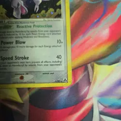 Pokemon TCG EX Legend Maker - Aerodactyl #1/92 - Rare Holo Card Damaged - Image 2