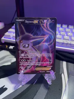 Espeon EX (Full Art) 117/122 XY - BREAKpoint Ultra Rare Pokemon Card - Image 1