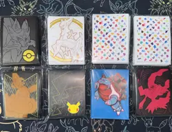 Lot Of 8 Pokemon ETB Mixed Card Sleeves NEW SEALED Celebrations,151, Eevee&More? - Image 1
