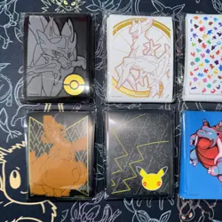 Lot Of 8 Pokemon ETB Mixed Card Sleeves NEW SEALED Celebrations,151, Eevee&More? - Image 2