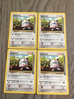 Jigglypuff | Pokemon TCG | WoTC Black Star Promo #7 | 4 Cards - Image 1