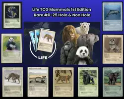 Life TCG 1st Edition Mammals Rare #0-25 Holo And Non Holo Pick Your Card - Image 1