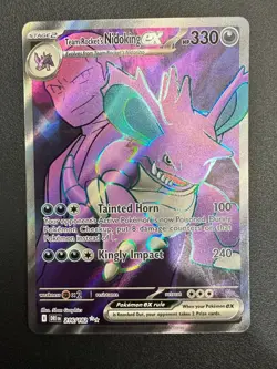 Pokemon Card - Team Rocket's Nidoking ex 216/182 - Destined Rivals - Image 1
