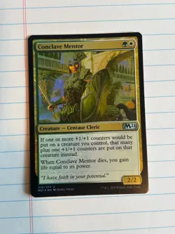 Conclave Mentor Core Set 2021 Foil Magic the Gathering Card - Image 1