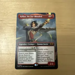 MTG Kellan, the Fae-Blooded #298 (Borderless) Regular Mythic Wilds of Eldraine - Image 1