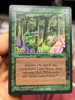 German FBB • Wild Growth • Pack Fresh • Mtg (1820) - Image 1