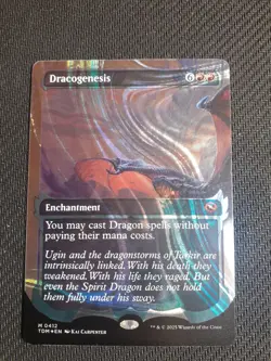 MTG - Dracogenesis - Tarkir Dragonstorm - 0412 - Showcase Halo Foil Mythic - Image 1