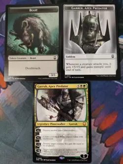 Garruk, Apex Predator w/ Token and Emblem | 7% Off 2+ | MH3 | NM | MTG - Image 1