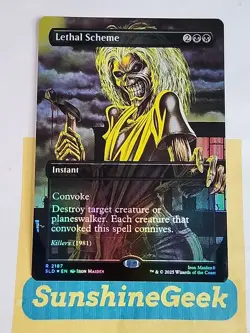 Lethal Scheme (Rainbow Foil) Iron Maiden Secret Lair Drop Foil - Image 1