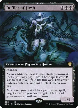 Defiler of Flesh-Dominaria United-Extended Art-Foil-400-LP - Image 1