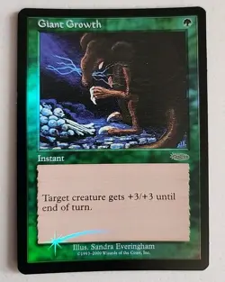 Giant Growth FNM Promos Foil LP Lightly Played MTG - Image 1