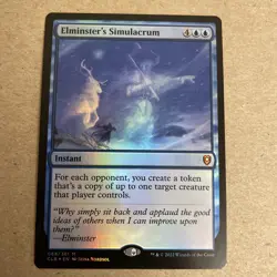 FOIL Elminster's Simulacrum x1 - MTG - Commander Legends Baldur's Gate - NM - Image 1