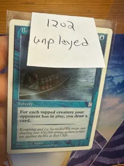 English Borrowing 100000 Arrows • Portal Three Kingdoms • Unplayed NM • Mtg 1202 - Image 3