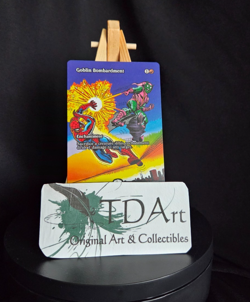 GOBLIN BOMBARDMENT ~ NM ~ MTG Magic- 0023 MAR Marvel Spider-Man BORDERLESS - Image 1