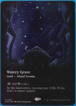 Watery Grave (Borderless Galaxy 381) FOIL Edge of Eternities NM (508080) - Image 1