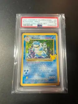 2021 POKEMON CELEBRATIONS CLASSIC COLLECTION #2 BLASTOISE-HOLO PSA 10 - Image 1