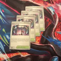 Battle Cage Playset x4 085/094 - Phantasmal Flames PFL - NM - Image 1