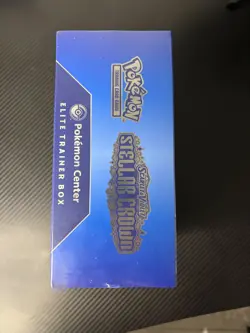 Pokemon Center Stellar Crown Elite Trainer Box ETB New and Sealed (small tear) - Image 3